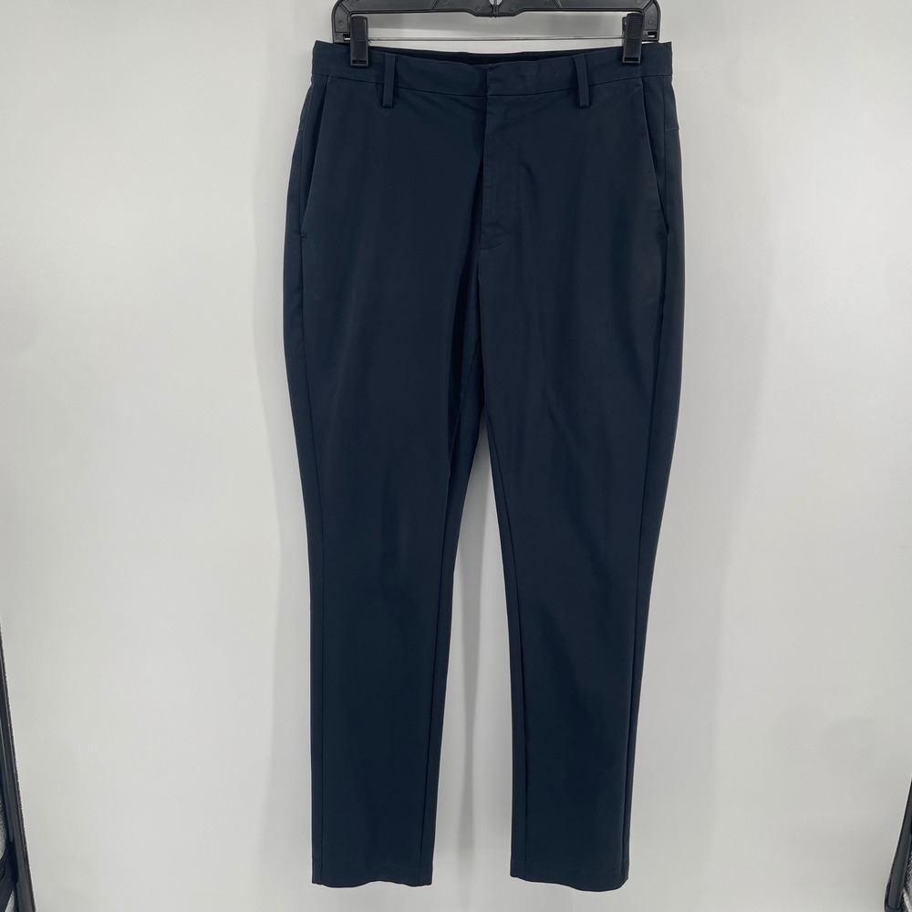 Ministry of Supply Kinetic Pants Men 30 Regular Navy Blue Stretch Tech Chino